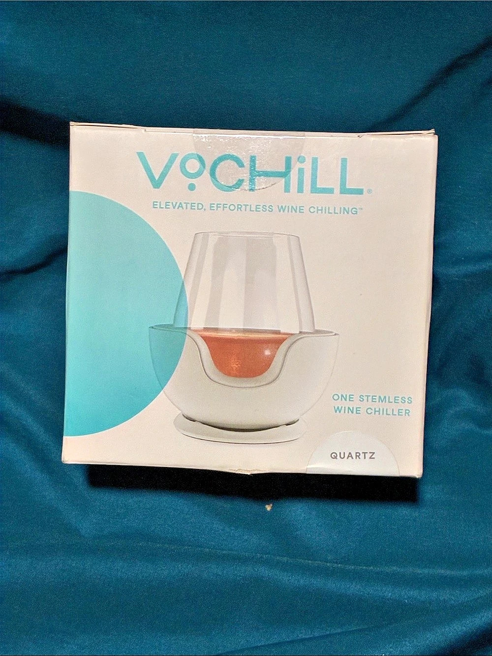 VoChill One Stemless Wine Chiller - Quartz